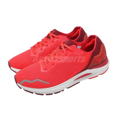 Under Armour HOVR Sonic 6 UA Red White Men Road Running Shoes 3026121-601