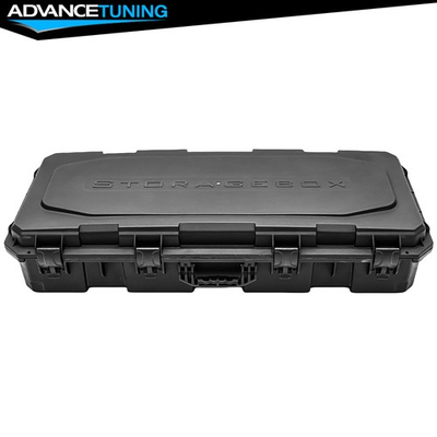 #ad Universal Pickups Tool Box 45quot;x22quot;x10quot; Black PP Trunk Bed Storage Case 120L $209.99