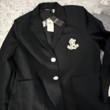 Lauren Ralph Lauren Men's Tuxedo Blazer Black XXL Solid Notch Lapel Two-Button