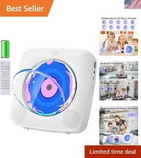 Multi-Functional CD Player with Bluetooth, FM Radio  Anti-Skip Protection