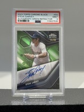 2023 Topps Chrome Black Green Refractor /99 Steve Garvey #CBA-SG Auto PSA 9🔥