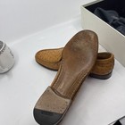 Gravati Neiman Marcus Camel Ostrich Leather Loafers Women’s 10.5 Italy — photo 7