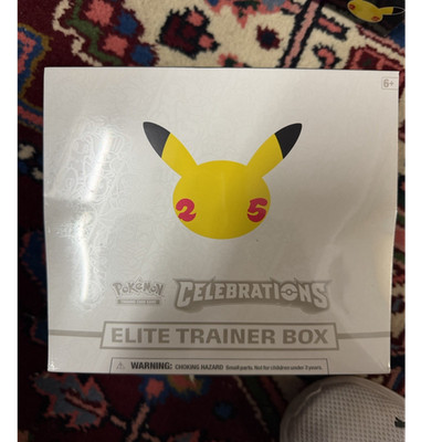 Pokémon TCG Celebrations Elite Trainer Box ETB sealed English 