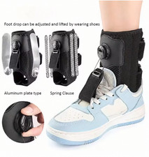 Foot Drop Brace AFO Adjustable Dial Shoe Lift Strap Ankle Support Stroke Walking