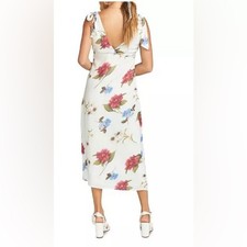 Show Me Your Mumu Alene Floral Polka Dot Midi Dress Size M Boho Wedding Guest