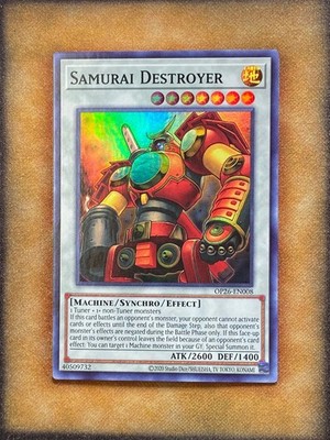 Yugioh Samurai Destroyer OP26-EN008 Super Rare NM