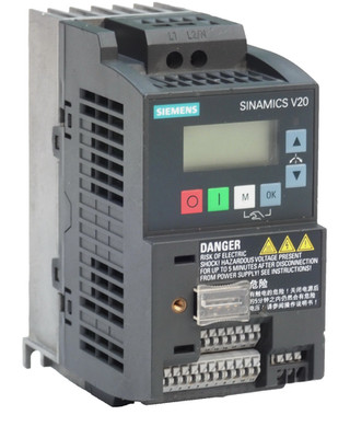 SIEMENS SINAMICS V20 6SL3210 ELECTRIC MOTOR VARIABLE FREQUENCY DRIVE CONVERTER