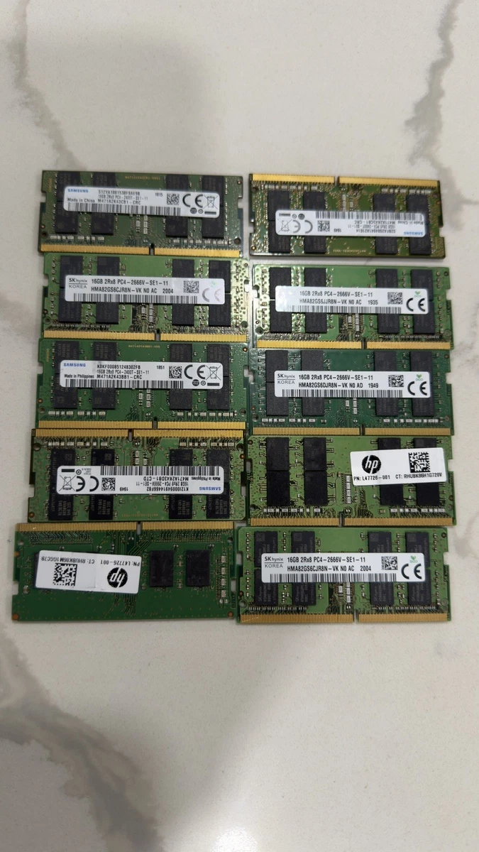 PC4-19200 (DDR4-2400) Bus Speed SO-DIMM Computer Memory (RAM) 16
