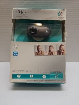 Logitech C310 HD Webcam Black 720p 960-000585 New
