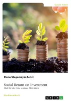 Social Return On Investment (Sroi). Maß FüR Die GüTe Sozialer AktivitäTen | Buch