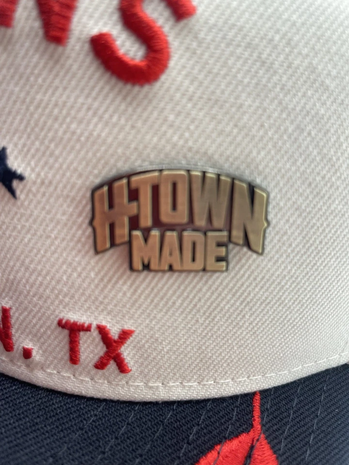 NWT Houston Texans 2025 NFL Draft New Era 59FIFTY A-frame Fitted Cap w/Pin - Image 3 of 4