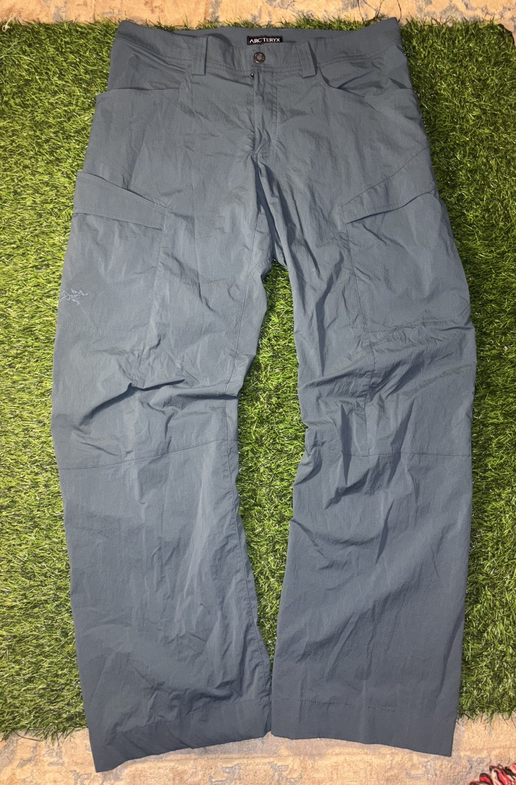 ARC'TERYX Arc’teryx Pantalone Uomo Outdoor Climbing Escursionismo Taglia 33 X 32 Blu Cintura Gorpcore