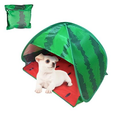 Dog Beach Tent Sun Shelter, 1 Pack Watermelon Portable Sun Shelter Automatic ...