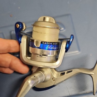 Shakespeare Spinning Reel Silver Blue 4/225 6/130 Line Balanced Rotor