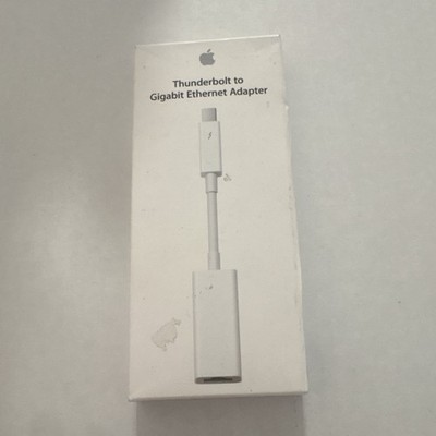Apple Thunderbolt to Gigabit Ethernet Adapter MD463LL/A A1433 White Portable