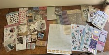 Scrapbooking/Journaling Mixed Lot Sticker Packs Rub-Ons Paper Ephemera Used New