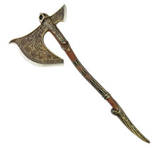 36.5 Inch Fantasy Fully Upgraded Viking Foam Axe Sword for Video Game, Cosplay C