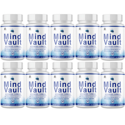 Mind Vault - Advance Formula For Nerve Protection & Memory Support - 10 Bottles