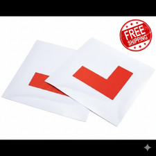 AA L Plates Fully Magnetic Secure Learner Driver Exterior Car Bike X 2