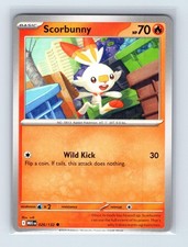 Scorbunny 026/132 Common Mega Evolution Pokemon Lightly Played