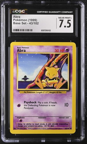 Abra graded CGC 7.5 for sale on eBay