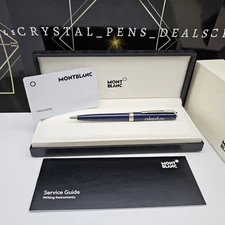 MONTBLANC Pix Collection Blue Platinum Line Ballpoint Pen MB132288 ENGRAVING