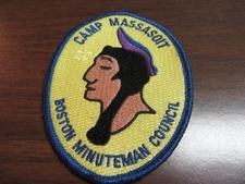 Camp Massasoit Indian Brave Pocket Patch       OBY