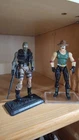 2x GI joe 25th Anniversary 3.75" Lot Beach Head + Sgt Slaughter - Read