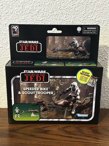 Star Wars Speeder Bike & Scout Trooper The Vintage Collection Return Of The Jedi