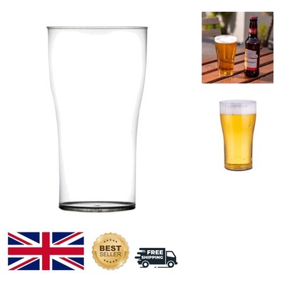 Wiederverwendbares 2 Pint Bierglas - Elite Polycarbonat Tulpendesign für Versammlungen