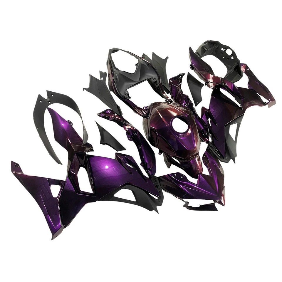 Kit de carenados de oro púrpura para carrocería de plástico Kawasaki Ninja 500 EX500 2024 2025 Foto 2 de 4