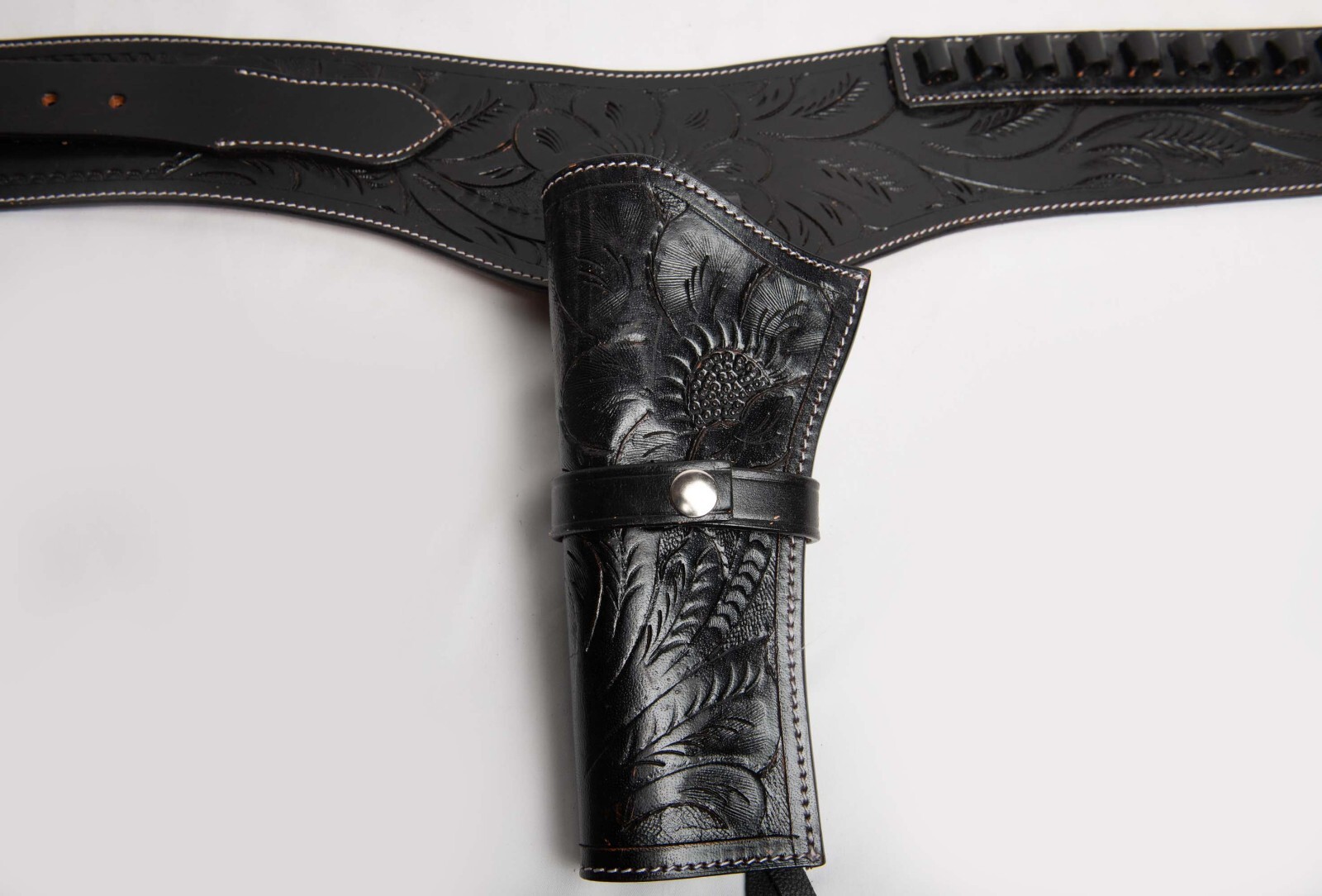 Étui Western En Cuir Pour Heritage Rough Rider - Compatible Barils 4.75, 5.5 Et 6.5 Pouces, Style Cowboy