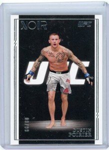 2021 Panini Chronicles Noir UFC #340 Dustin Poirier #08/99