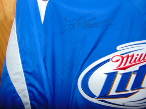 Kurt Busch #2 Miller Lite Autographed Signed PullOver Shirt Men's L - Picture 2 of 5