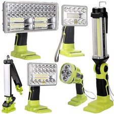 3"/5"/9" For Ryobi 18V  Battery Led Torch Work Light FlashLight Spotlight Tool