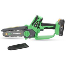 WORKPROX Mini Motosierra Inalámbrica 6 Pulgadas Portátil Eléctrica Sierra de Cadena Sierra de Podar