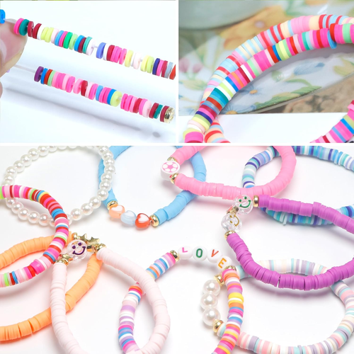 10Pcs Friendship Bracelets for Teen Girls & Women: Beaded, Preppy, Beach Styles - Picture 6 of 12