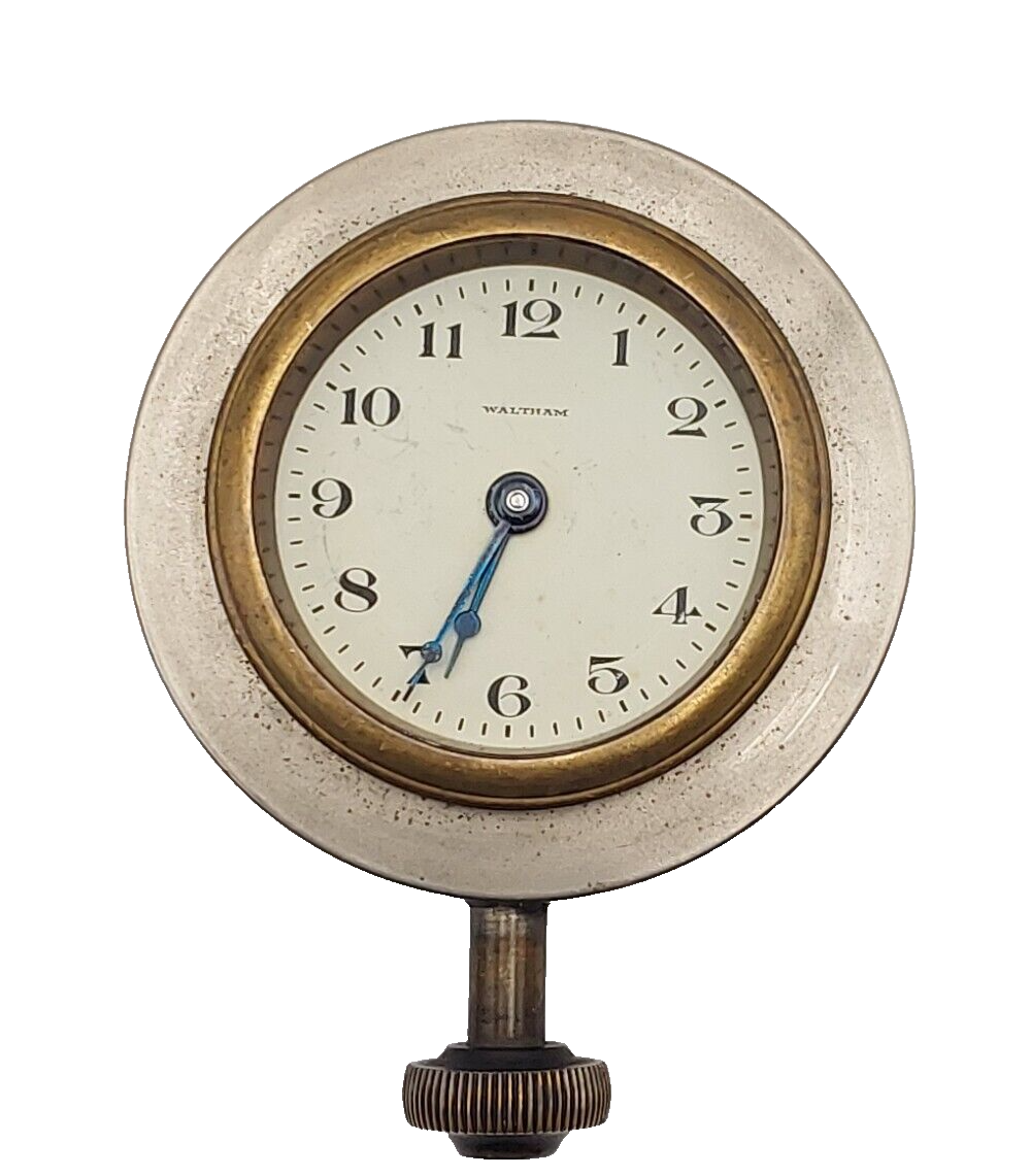 Vintage Car Clock Parts Waltham 8 Day (207) Video