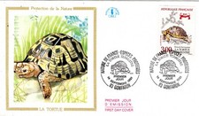 2722  FDC ENVELOPPE 1er JOUR CEF    LA TORTUE TERRESTRE