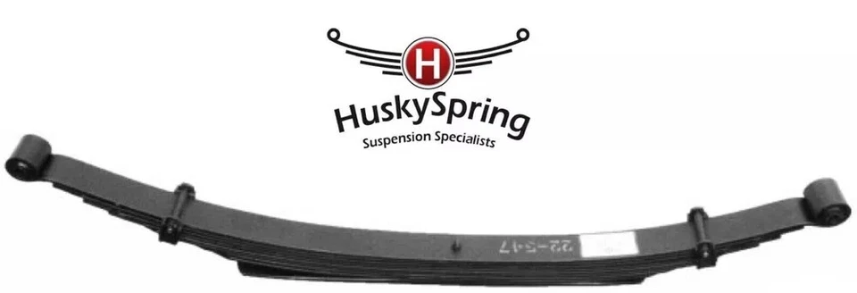 Nuevo paquete de 9 resortes de hoja HUSKY traseros 56" para Chevy GMC con bujes Foto 2 de 4