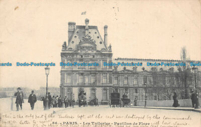 R123274 Paris. Les Tuileries. Pavillon de Flore. No 86. 1903