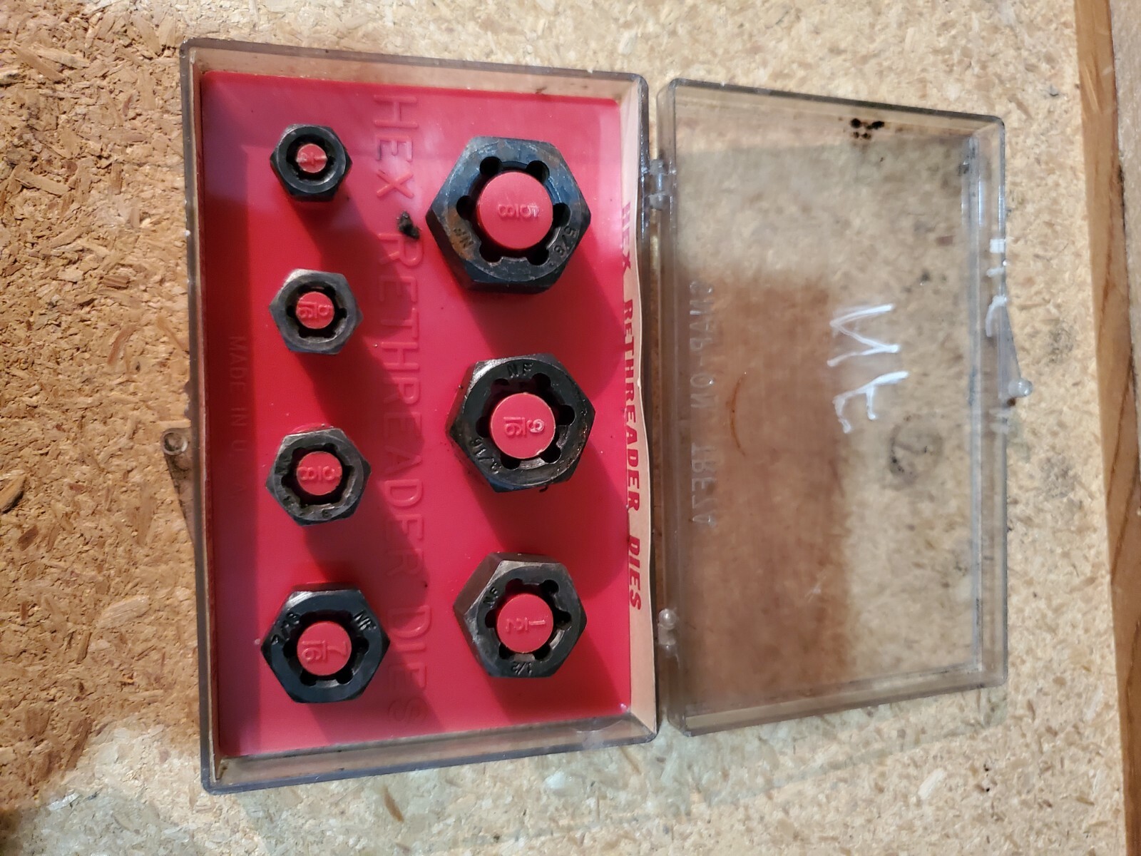 SNAP ON SAE FINE HEX RETHREADER DIES SET TRF7A 7 PCS | eBay