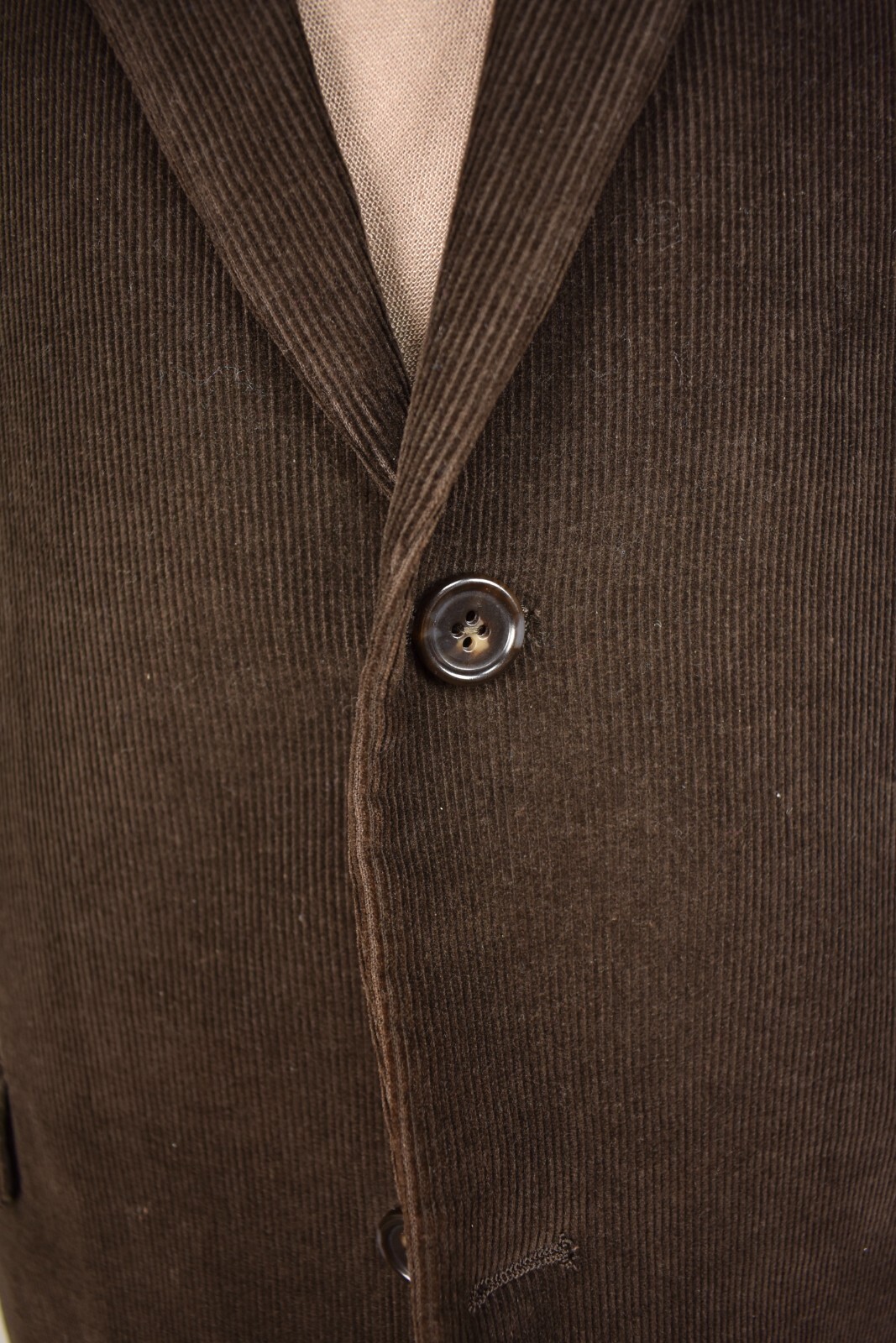 Michael Kors Solid Brown 100% Cotton Corduroy Two… - image 2