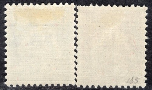 SWITZERLAND 1933 STAMP Sc. # 140a AND 143a GRILLED GUM MH - Picture 2 of 2