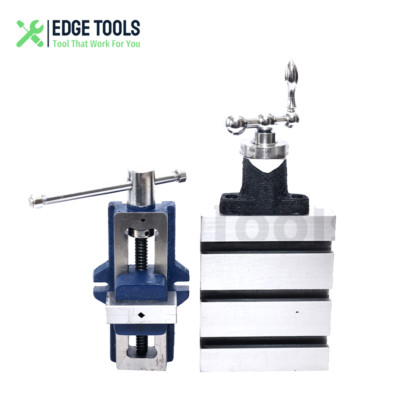 Milling 125 mm x 100 mm Fixed base Vertical Slide+ 50 mm Self Centering Vice USA