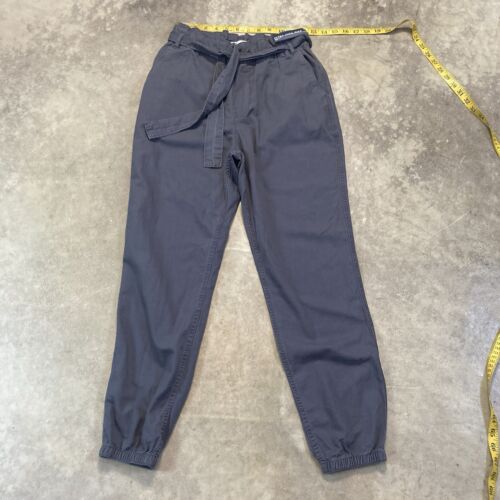 Hollister Pants Womens Small Gray Tie Waist Ultra High Rise Jogger Casual