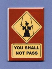 LORD OF THE RINGS GANDALF 2X3 FRIDGE MAGNET J R R TOLKIEN FANTASY MYTH HOBBITS