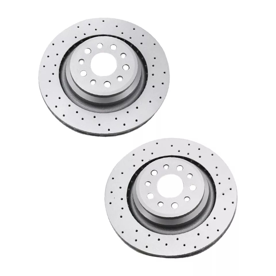 For 2014 2015 2016 Maserati Ghibli Quattroporte 3.0L Rear Brake Rotors 673012377