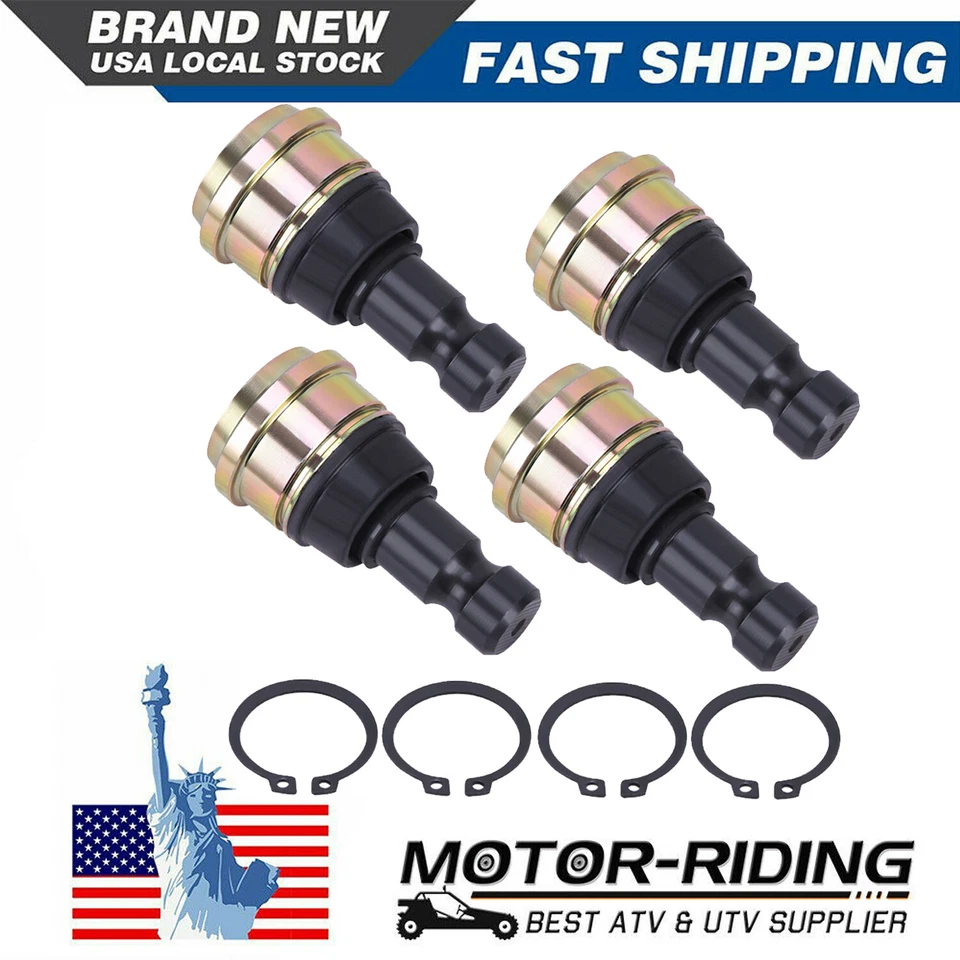 4 Front Suspension Lower and Upper Ball Joint For Polaris RZR 4 XP 900 2012-2013 - Image 3 of 4
