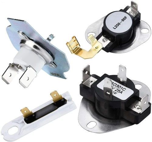 3392519 3977393 Dryer Thermal Fuse with 3387134 3977767 Dryer Thermostat